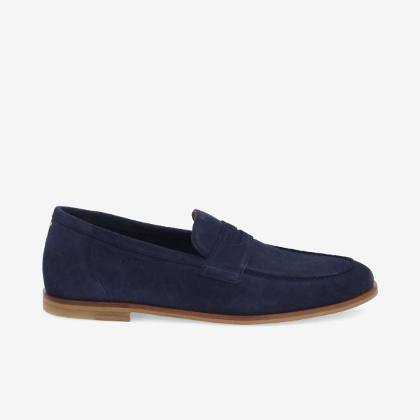 SMART MOC M - SUEDE LEATHER - NAVY