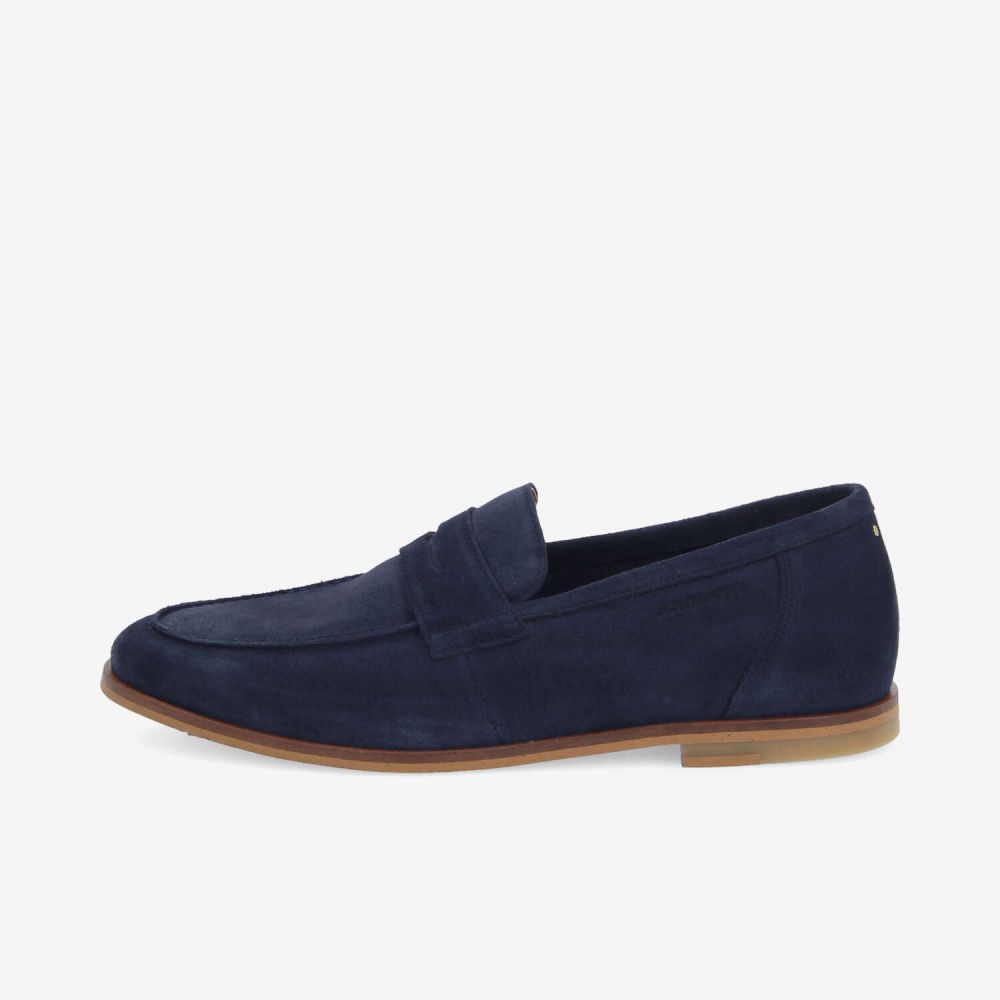 SMART MOC M - SUEDE LEATHER - BLEU MARINE