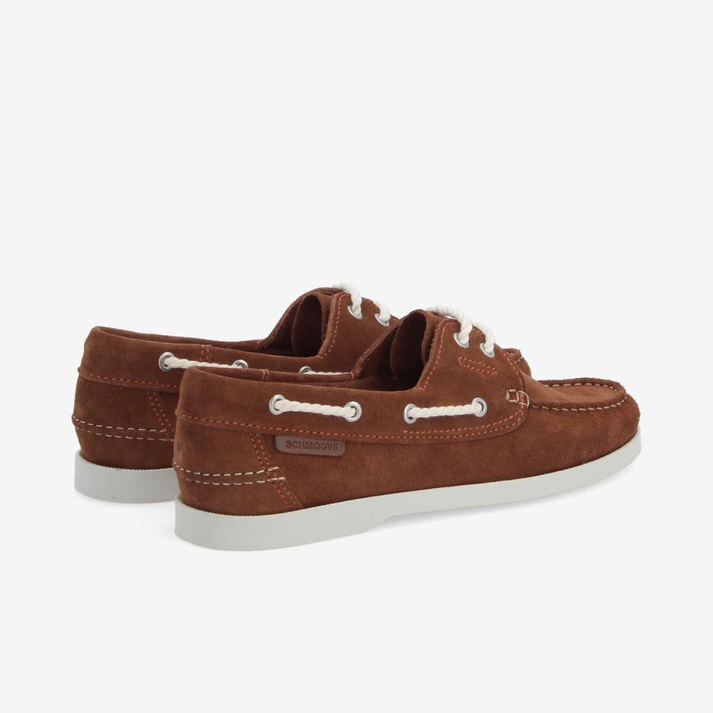 SHORE BOAT M - SUEDE - BROWN