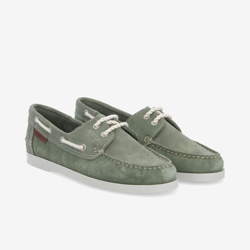 SHORE BOAT M - SUEDE - VERT