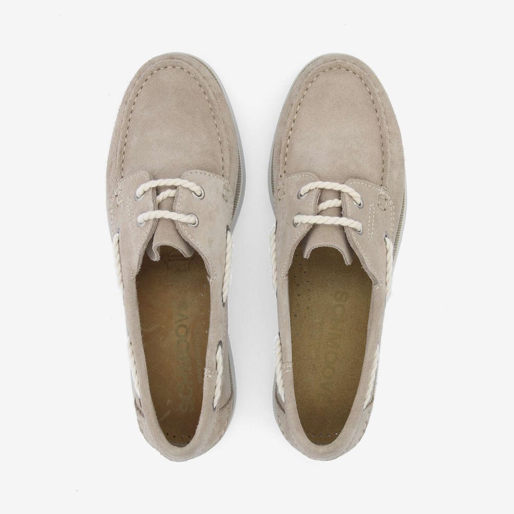 SHORE BOAT M - SUEDE - BEIGE