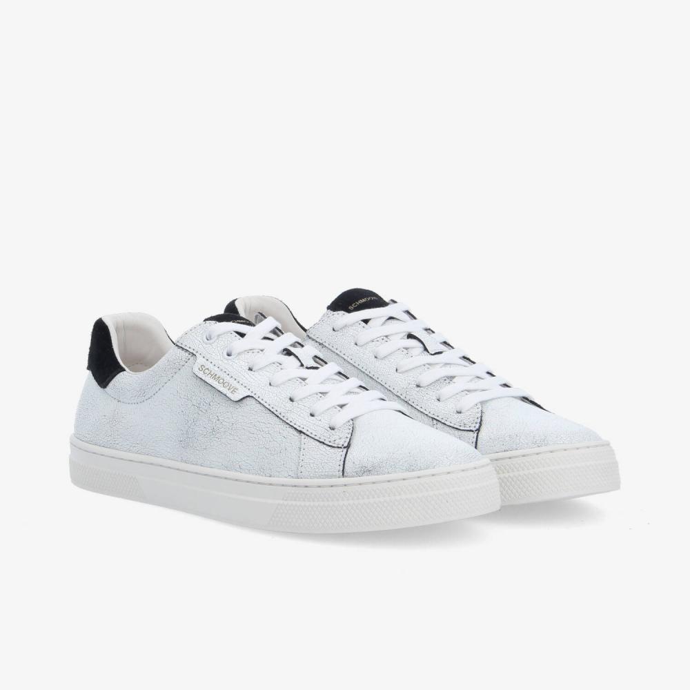 SPARKLE SNEAKER M - CRACKLED LTR/SD - BLACK