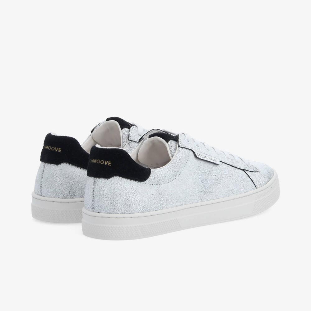 SPARKLE SNEAKER M - CRACKLED LTR/SD - NOIR