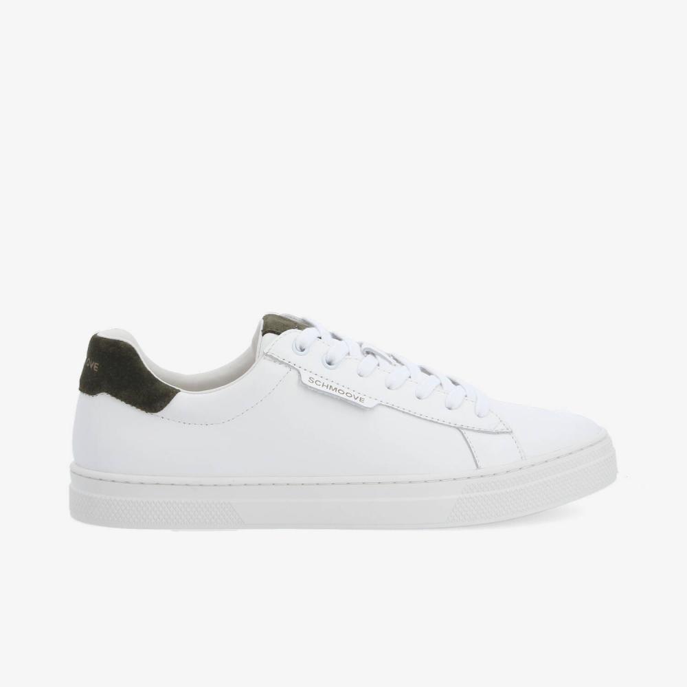 SPARKLE SNEAKER M - NAPPA/SUEDE - BLANC/KAKI