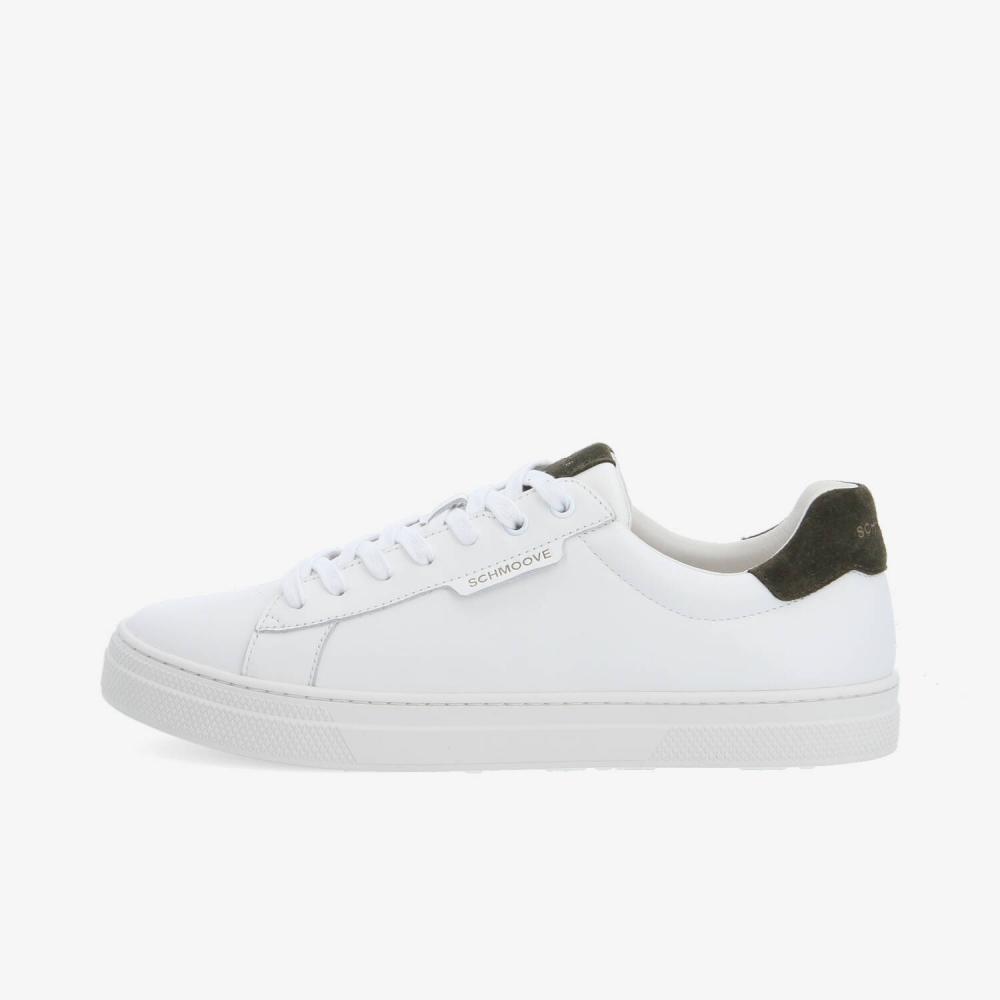 SPARKLE SNEAKER M - NAPPA/SUEDE - BLANC/KAKI