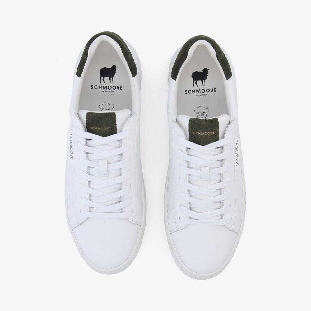 SPARKLE SNEAKER M - NAPPA/SUEDE - WHITE/KHAKI