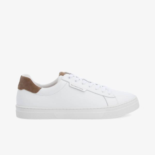 SPARKLE SNEAKER M - NAPPA/SUEDE - WHITE/BROWN