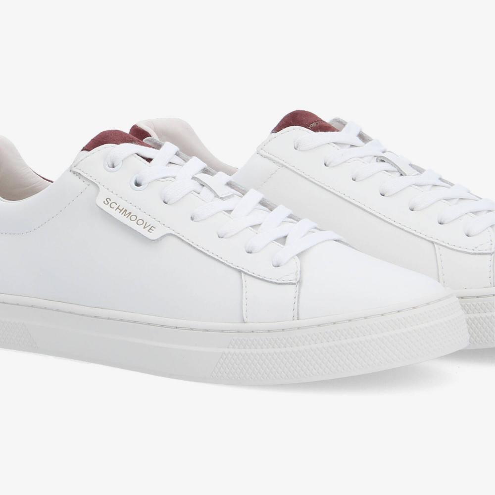 SPARKLE SNEAKER M - NAPPA/SUEDE - BLANC/BORDEAUX