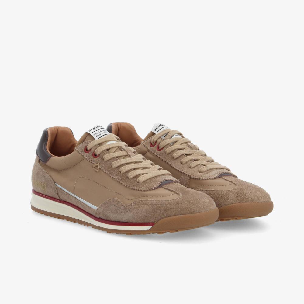 CAMDEN SNEAKER M - NYLON/SUEDE/SDE - MARRON