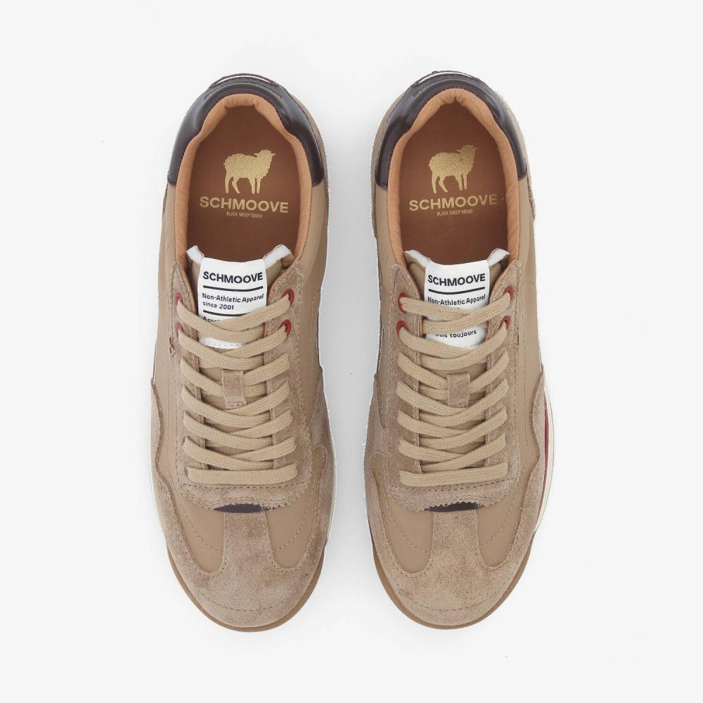 CAMDEN SNEAKER M - NYLON/SUEDE/SDE - MARRON
