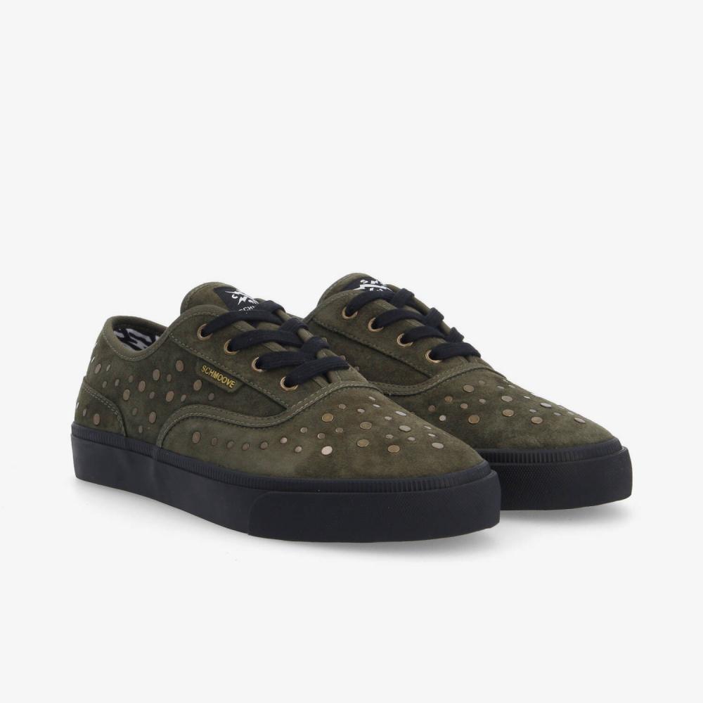 ARLO STUDS M - SUEDE - KHAKI