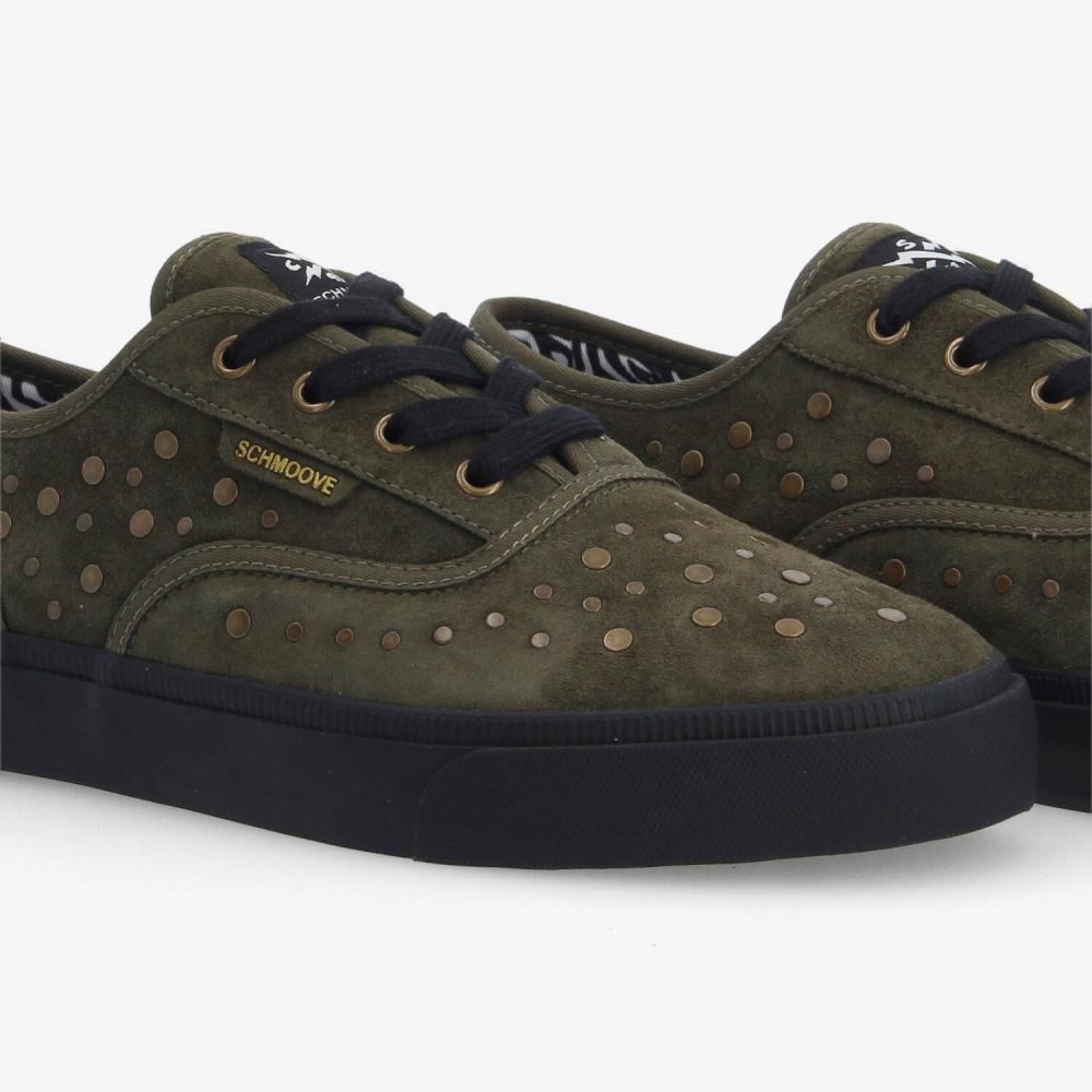 ARLO STUDS M - SUEDE - KHAKI