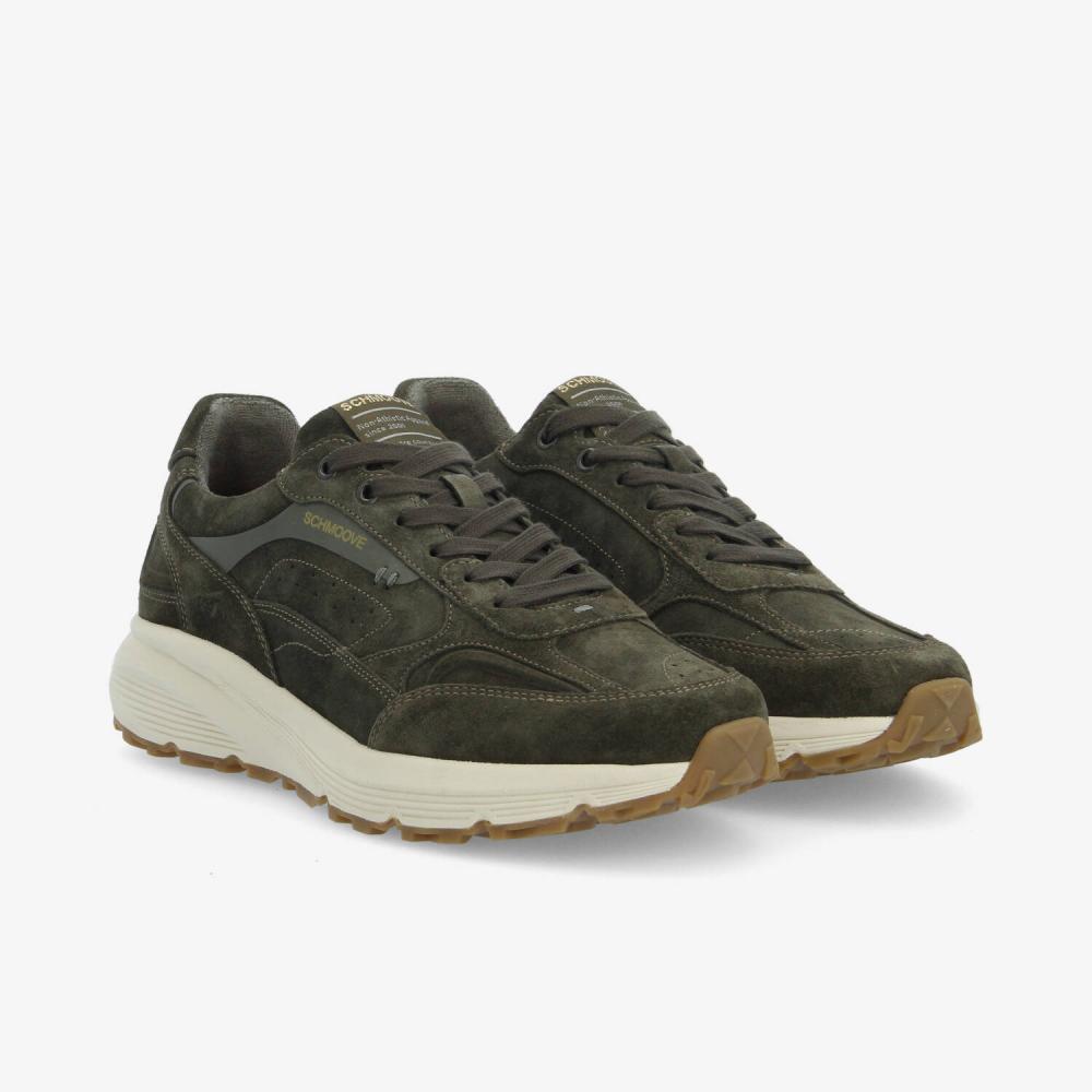 DUSK RUNNER STAMP M - SUEDE - KHAKI