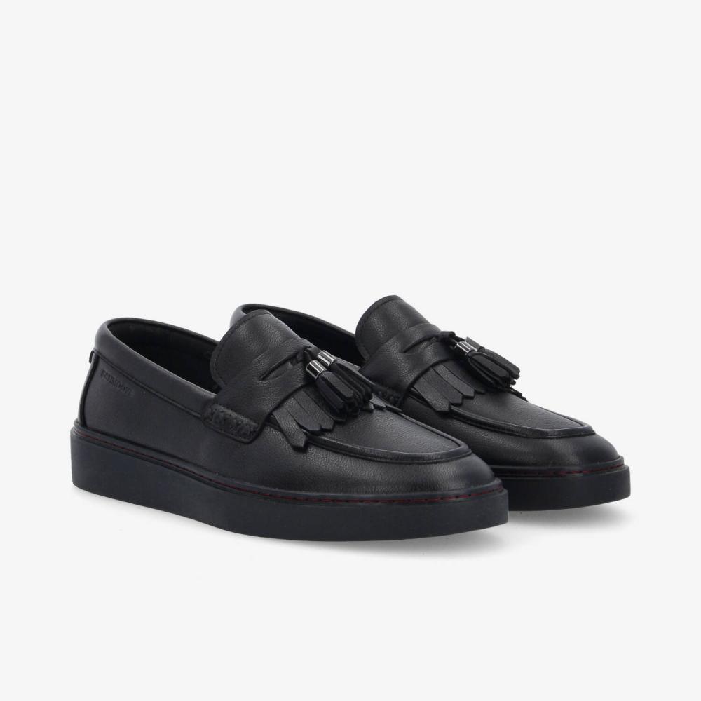 LOAFLY LOAFER M - TUMBLED LEATHER - NOIR