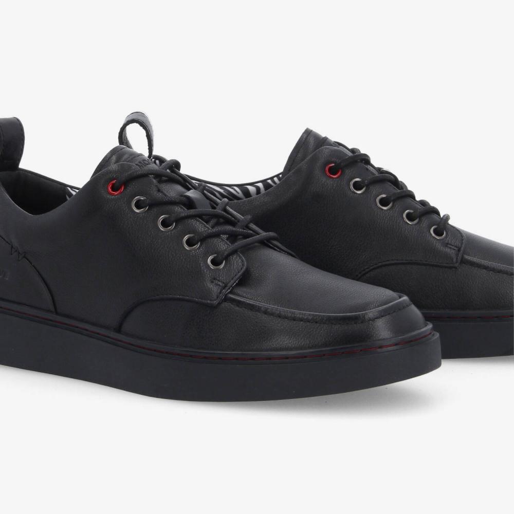 LOAFLY PLATO M - TUMBLED LEATHER - BLACK