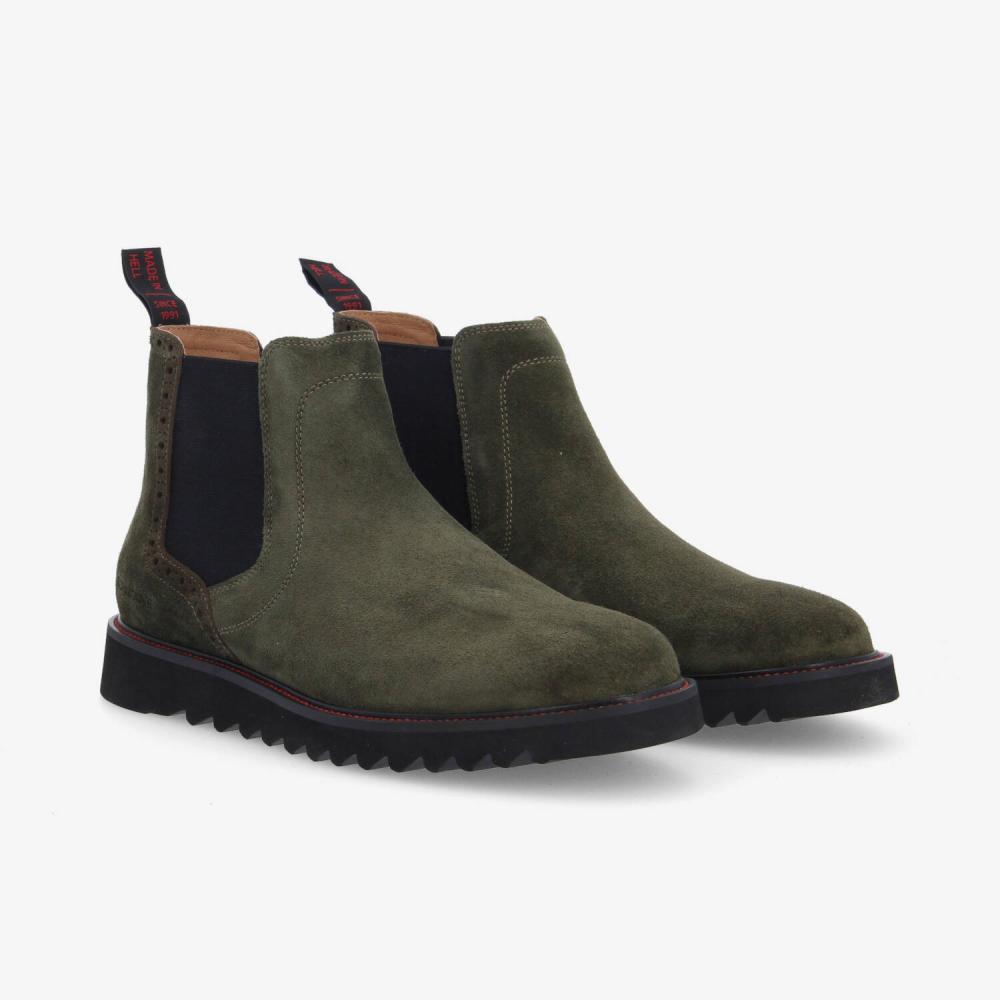 RIPPLE CHELSEA M - SUEDE - VERT