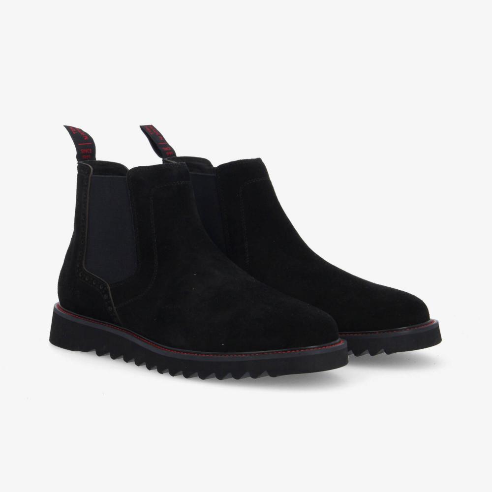 RIPPLE CHELSEA M - SUEDE - BLACK