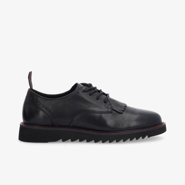 RIPPLE DERBY M - PREMIUM LEATHER - BLACK
