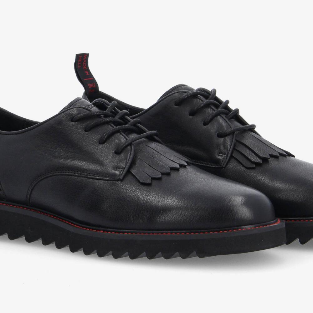 RIPPLE DERBY M - PREMIUM LEATHER - BLACK