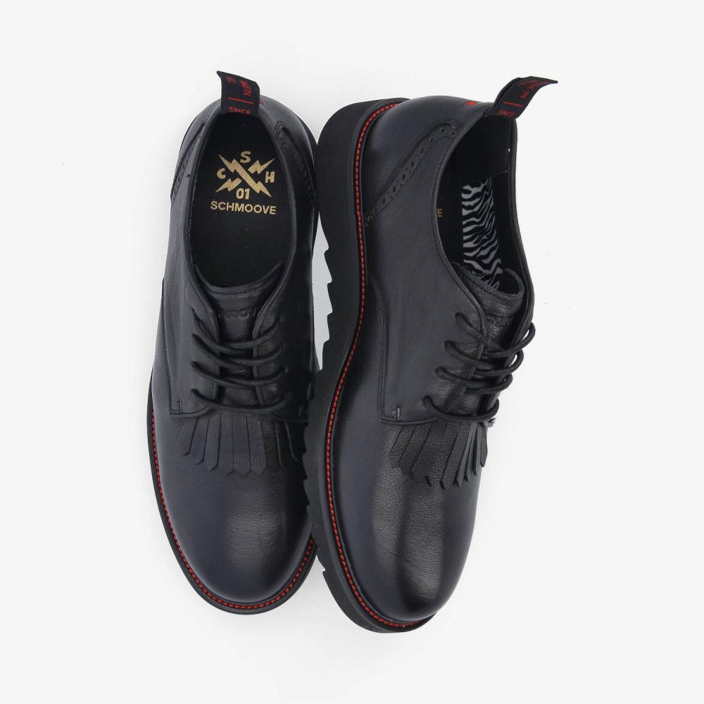 RIPPLE DERBY M - PREMIUM LEATHER - BLACK