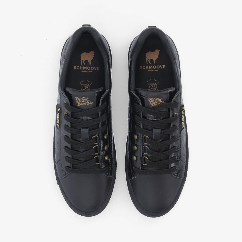 SPARKLE BIKER M - MAT KROCO/NAPPA - BLACK