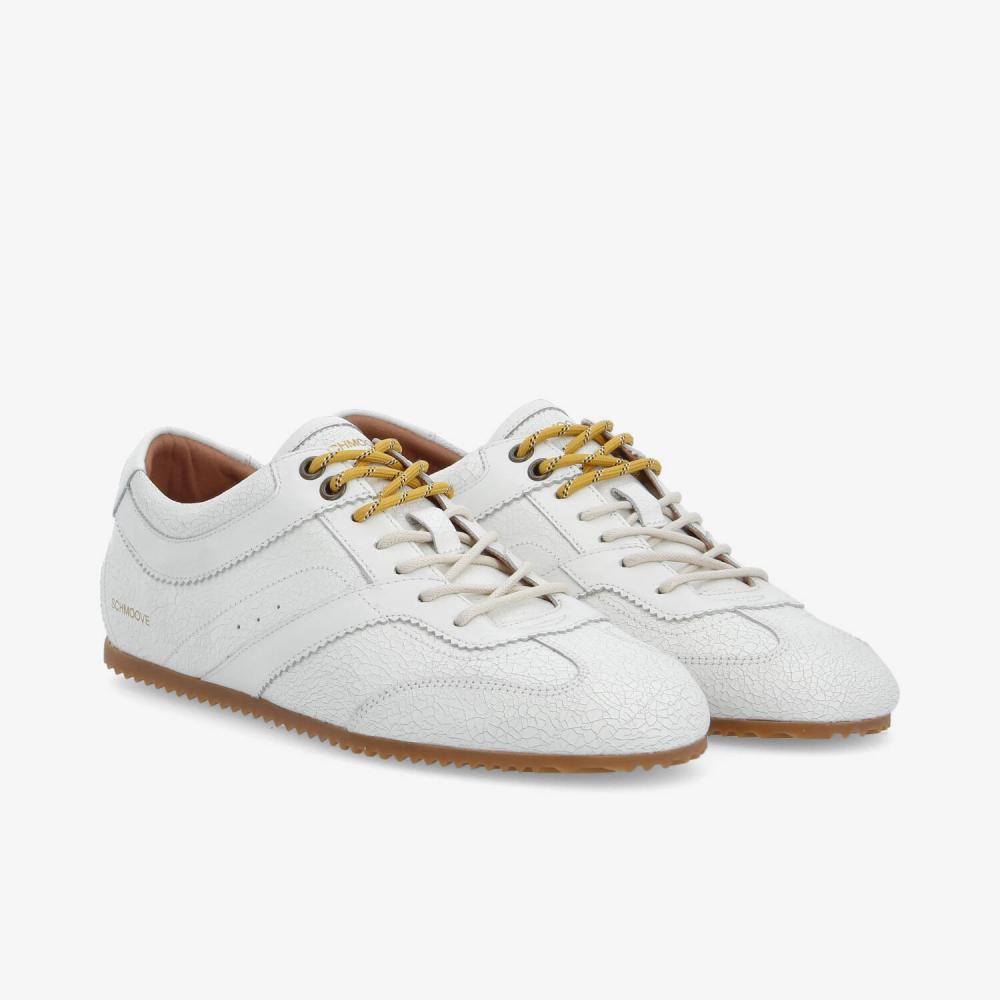 TERRY SNEAKER M - CRACKLED LTR/SN - WHITE