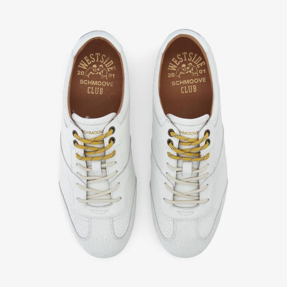 TERRY SNEAKER M - CRACKLED LTR/SN - WHITE