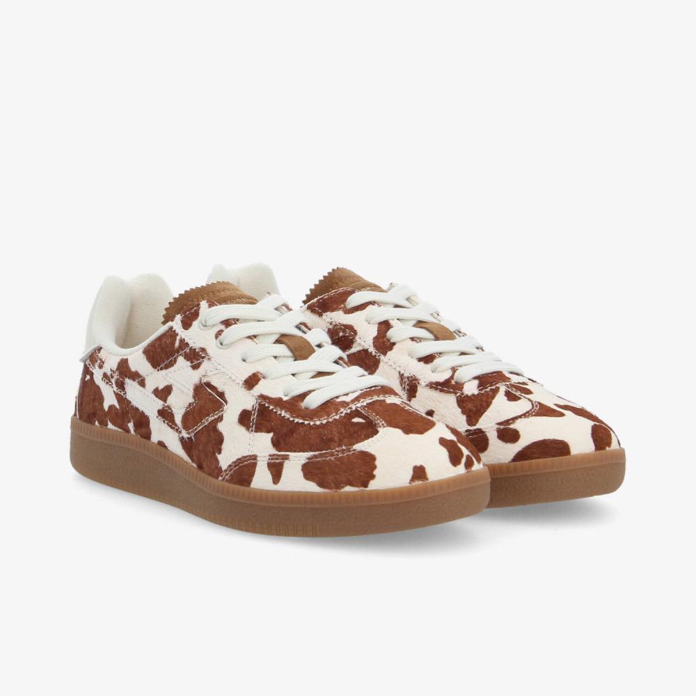 SHEFFIELD JOGGER W - PONY COW/NAPPA - BROWN