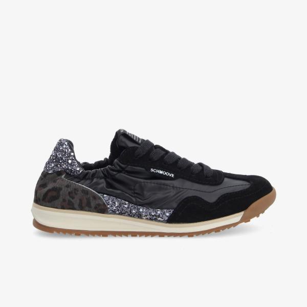 CAMDEN SNEAKER W - NYL/SDE/GLITTER - BLACK
