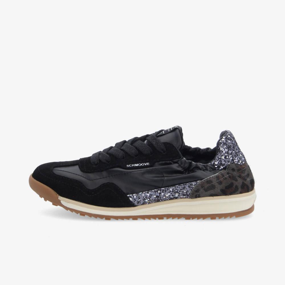 CAMDEN SNEAKER W - NYL/SDE/GLITTER - NOIR