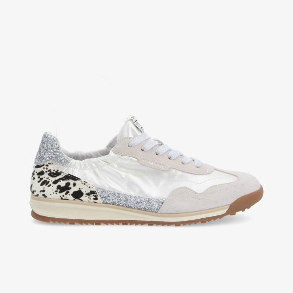CAMDEN SNEAKER W - NYL/SDE/GLITTER - GRIS