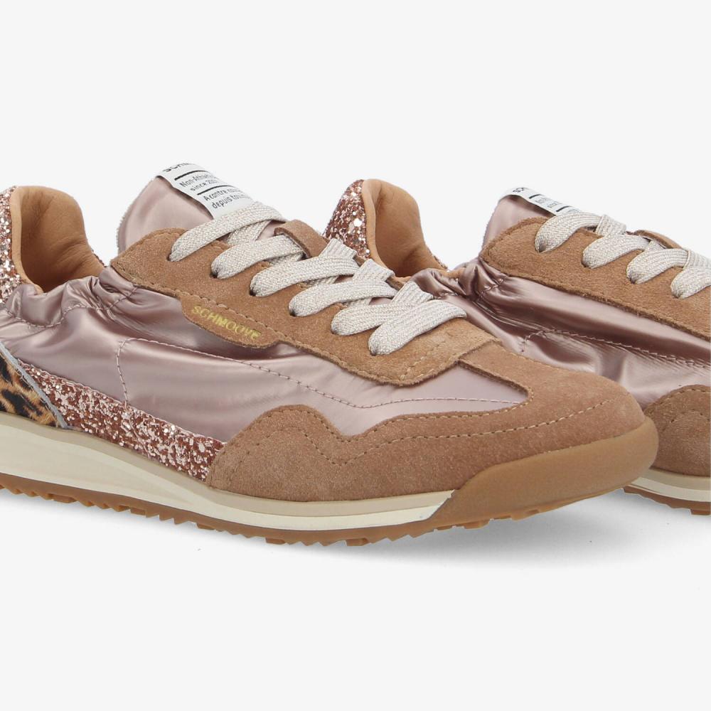 CAMDEN SNEAKER W - NYL/SDE/GLITTER - ROSE