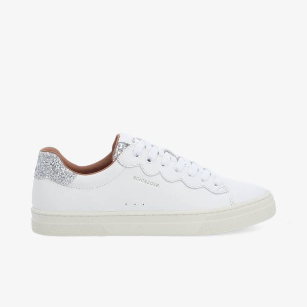 SPARKLE WAVE W - NAPPA/GLITTER - BLANC/ARGENT