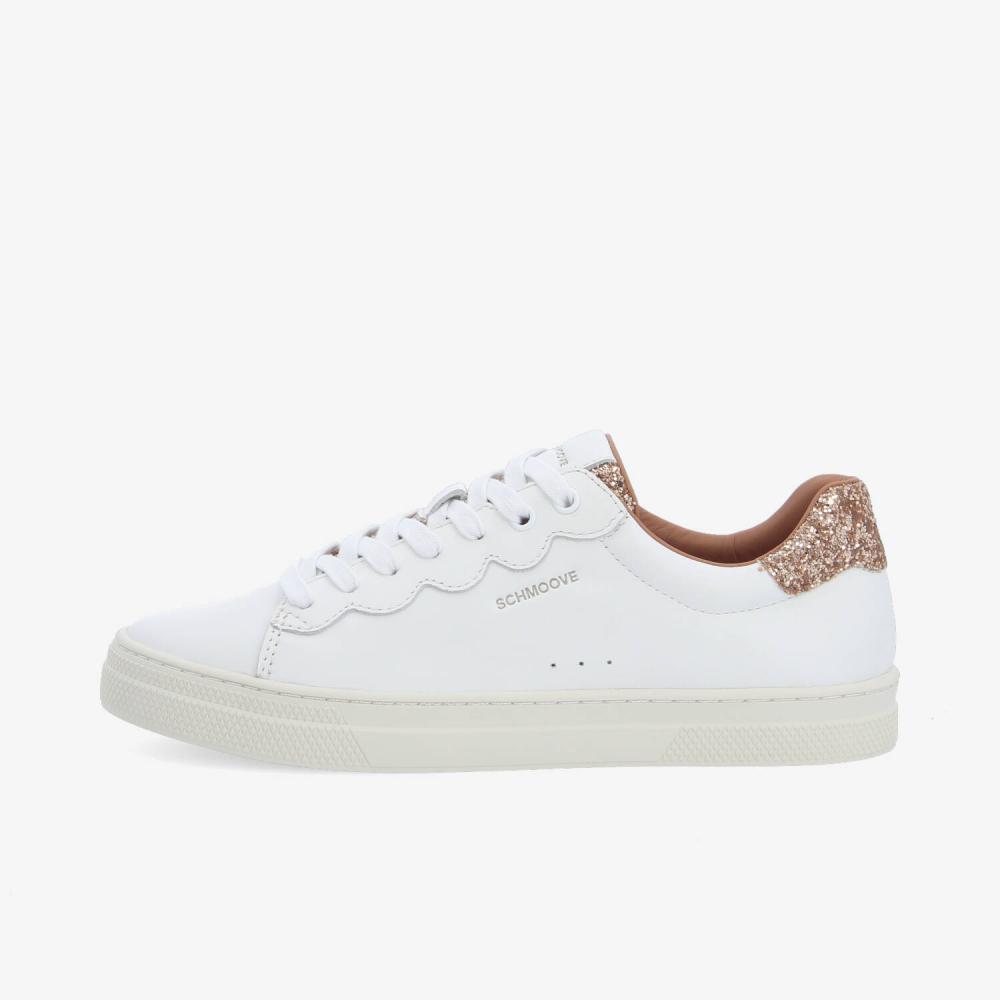 SPARKLE WAVE W - NAPPA/GLITTER - WHITE/PINK