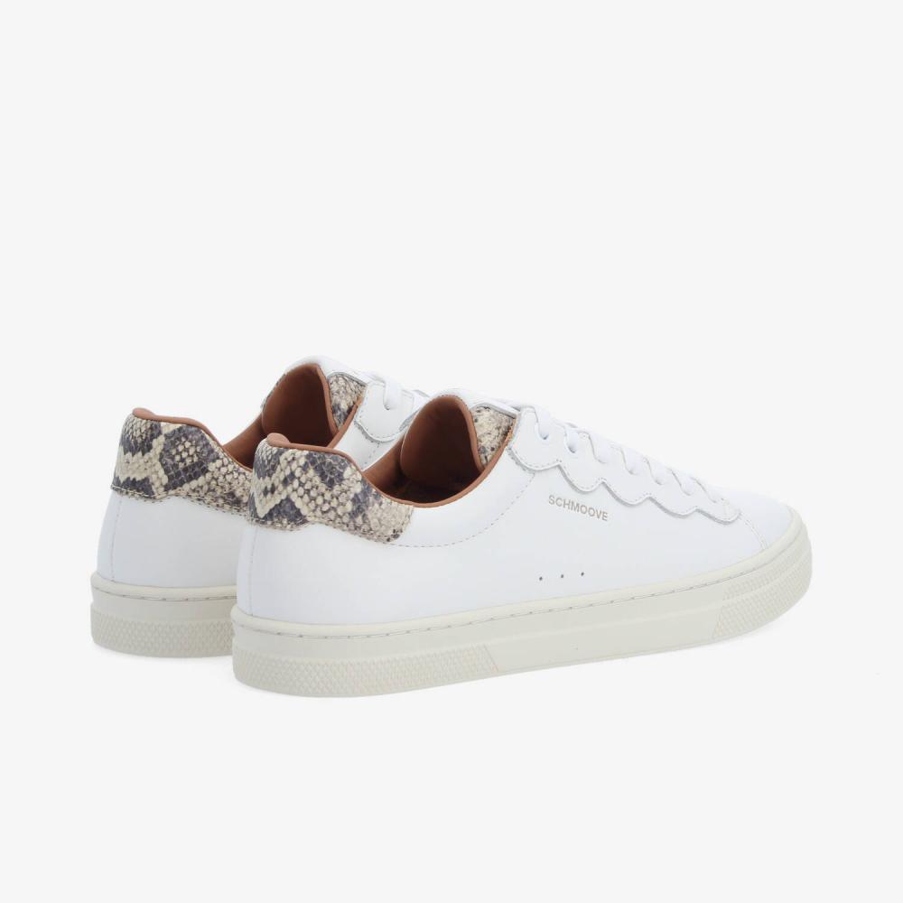 SPARKLE WAVE W - NAP/PRINTPYTHON - BLANC/BEIGE