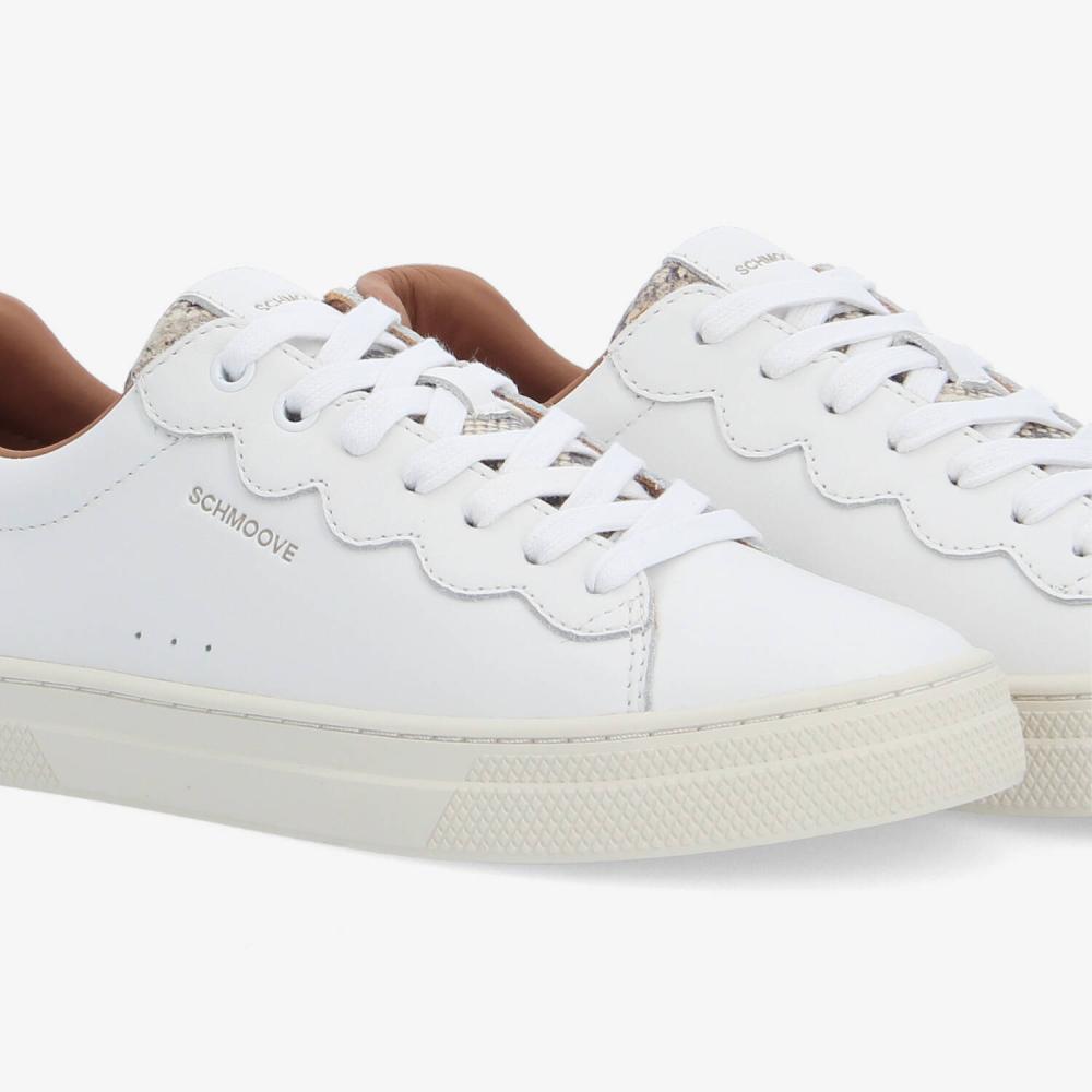 SPARKLE WAVE W - NAP/PRINTPYTHON - BLANC/BEIGE