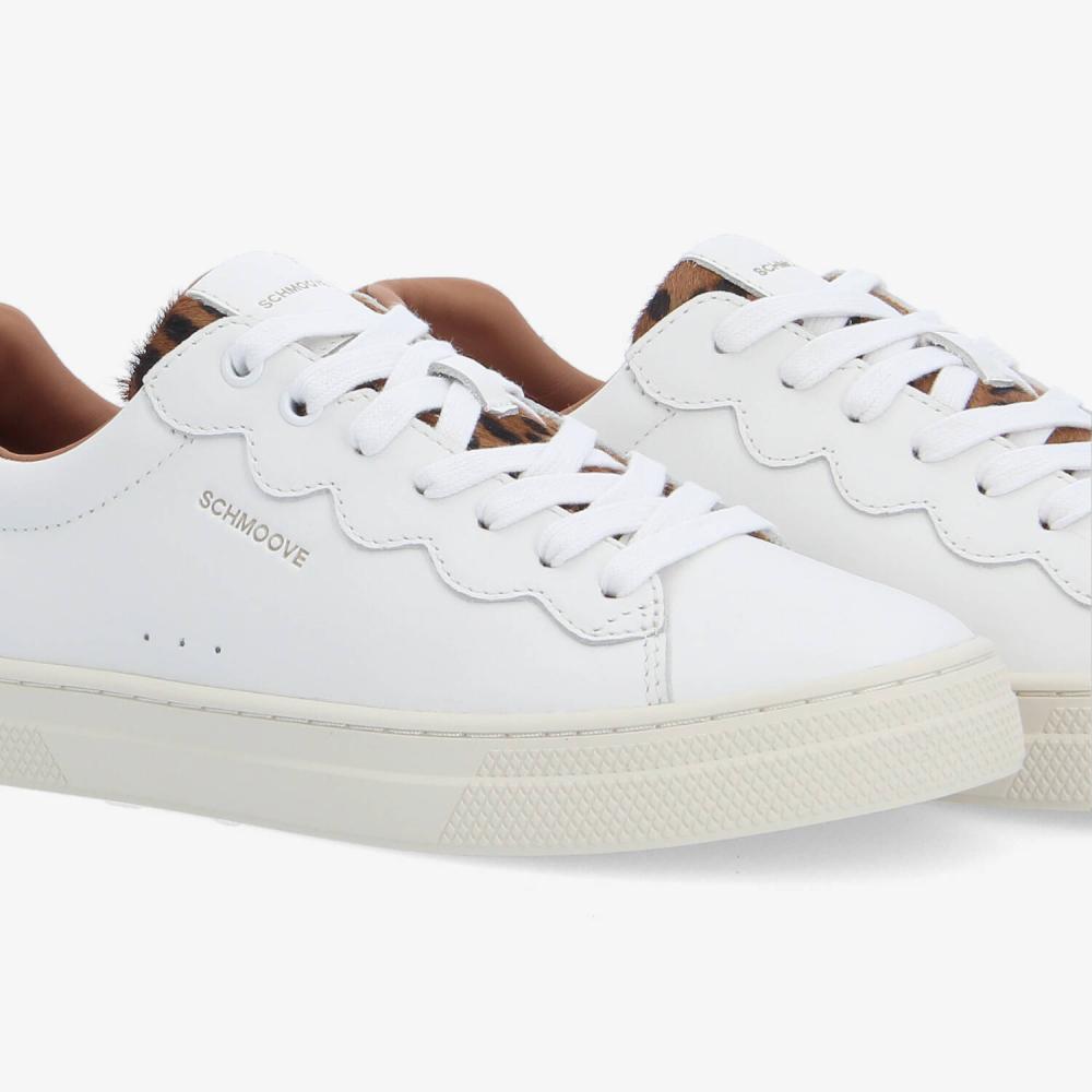 SPARKLE WAVE W - NAPPA/PONY LEO - WHITE/BROWN