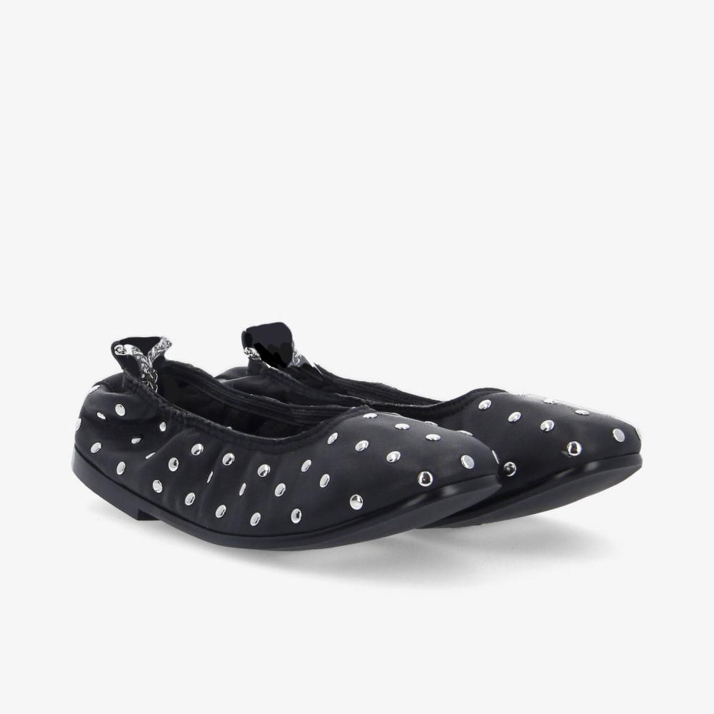 AMELIE BALLERINA W - LAMBSKIN - BLACK