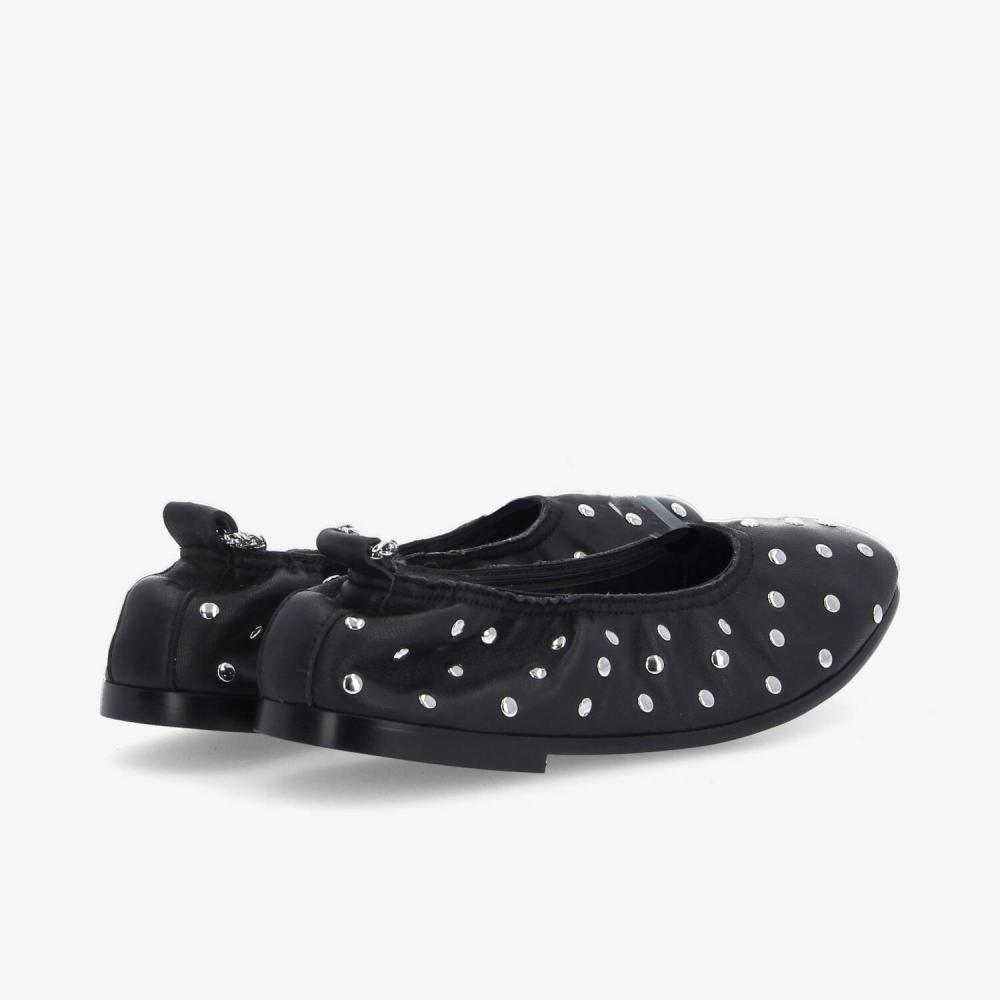 AMELIE BALLERINA W - LAMBSKIN - BLACK