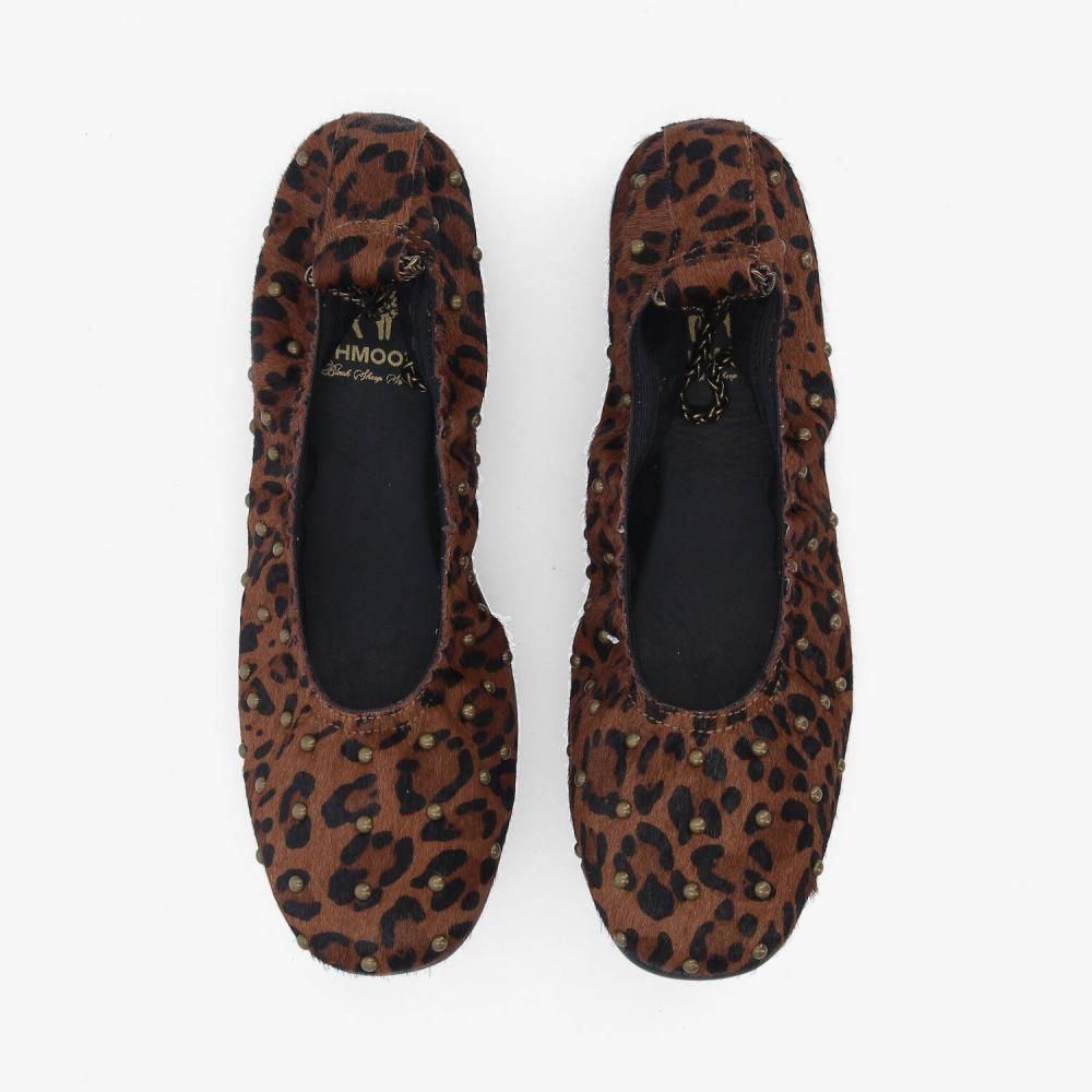AMELIE BALLERINA W - PONY LEO - MARRON