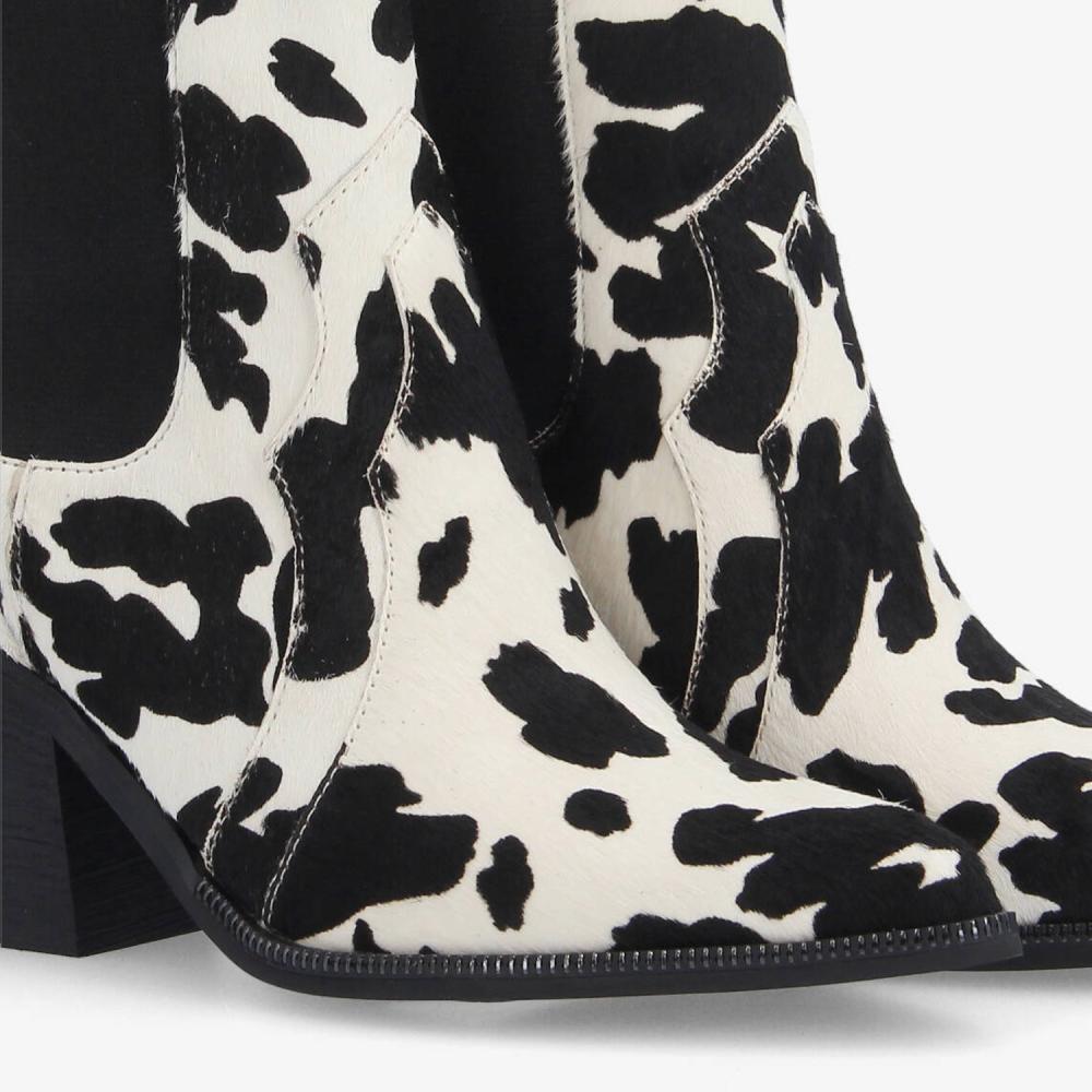 LEONIE CHELSEA W - PONY COW - WHITE/BLACK