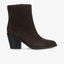 Other image of LEONIE ZIP BOOTS W - SUEDE - DARK BROWN