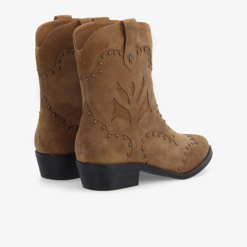 MAIA BOOTS W - SUEDE - BEIGE