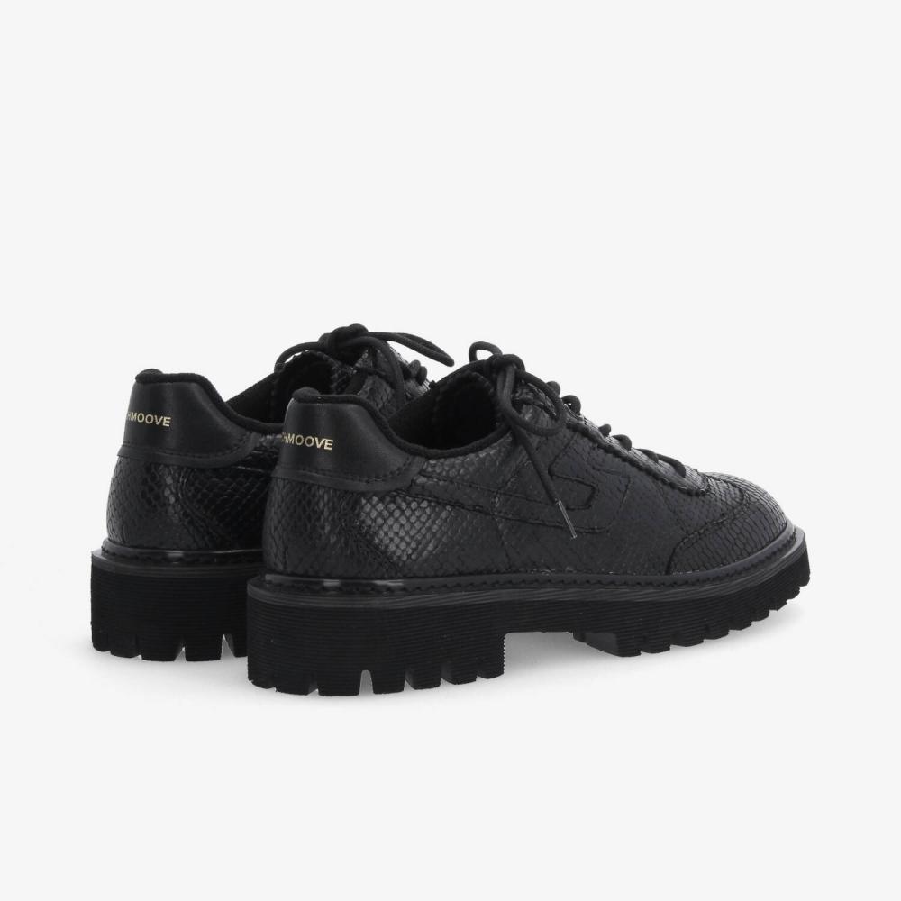 MYSEN CITY W - PRINT SNAKE - BLACK