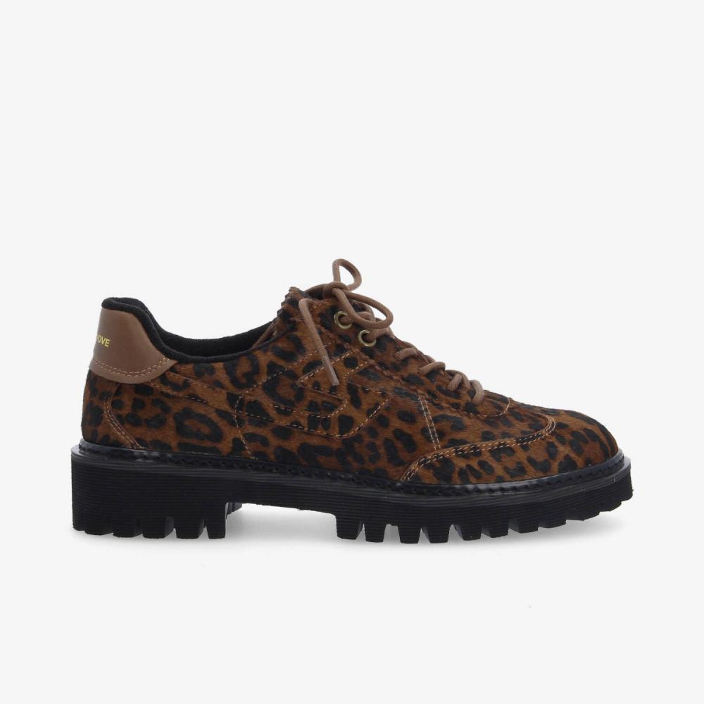 MYSEN CITY W - PONY LEO - MARRON