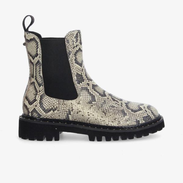 MYSEN CHELSEA W - PRINT PYTHON - BEIGE