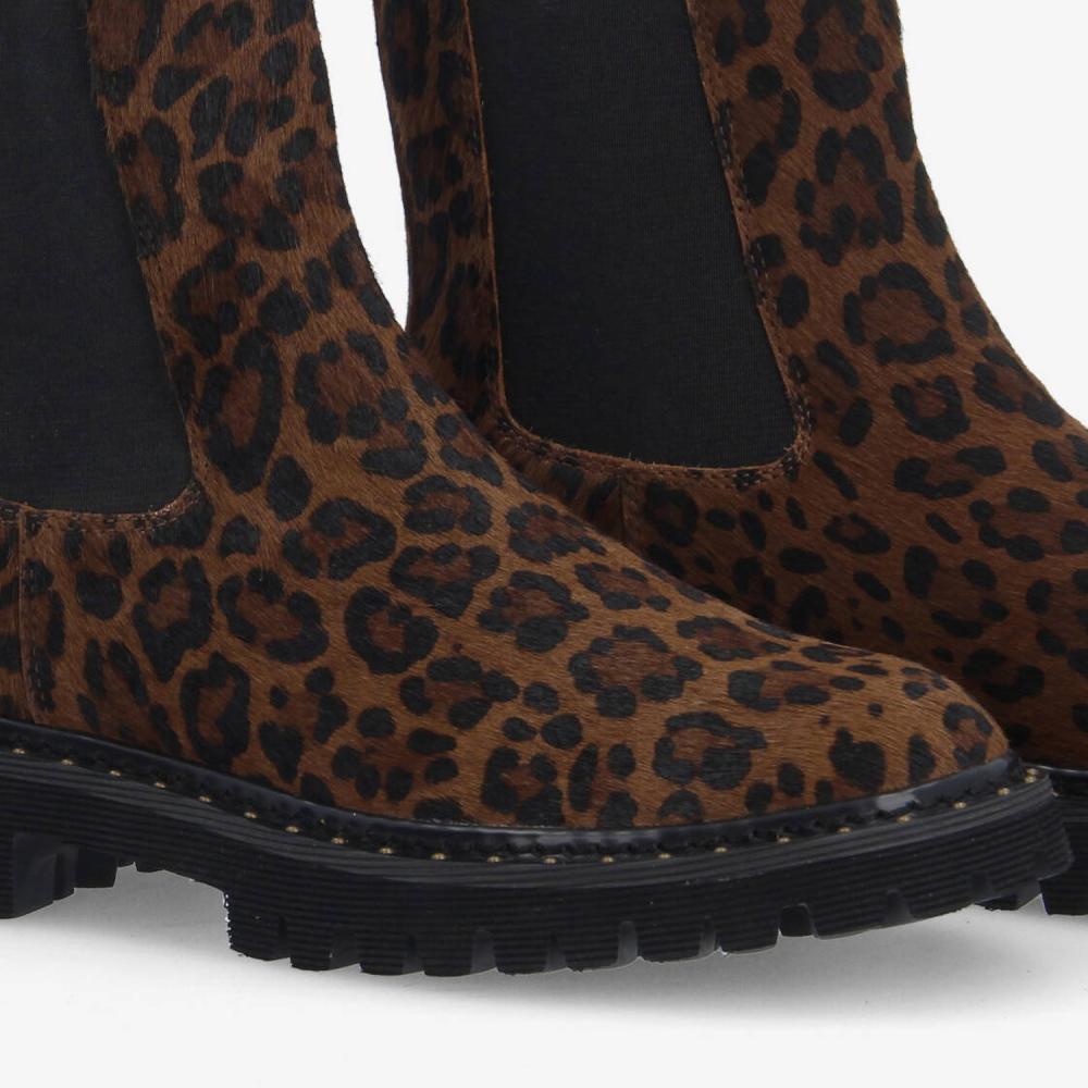 MYSEN CHELSEA W - PONY LEO - MARRON