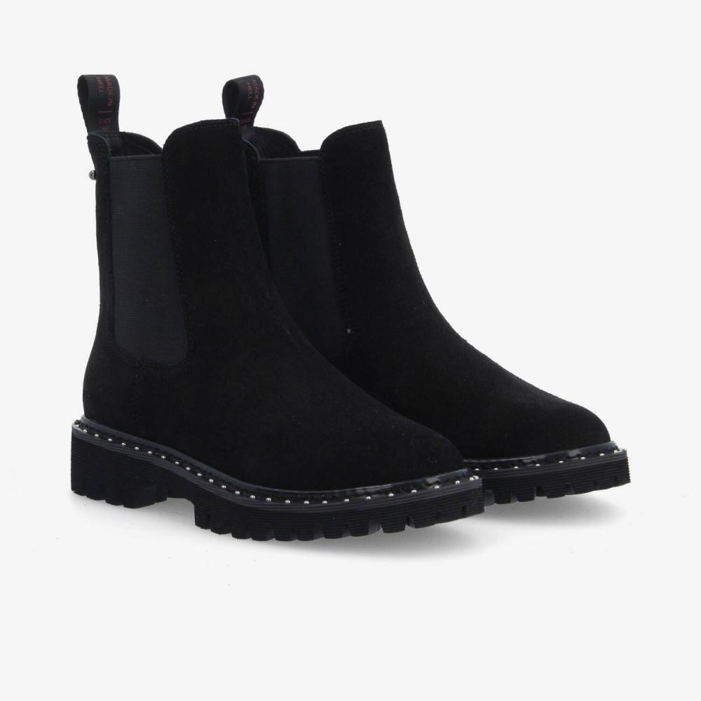 MYSEN CHELSEA W - SUEDE - BLACK