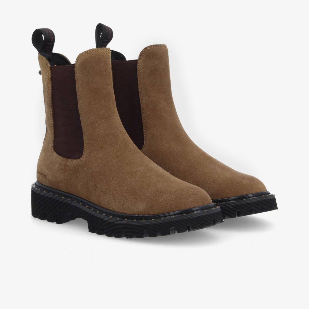 MYSEN CHELSEA W - SUEDE - CAMEL