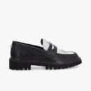 Other image of MYSEN LOAFER W - NAPPA/SUEDE - BLACK/WHITE
